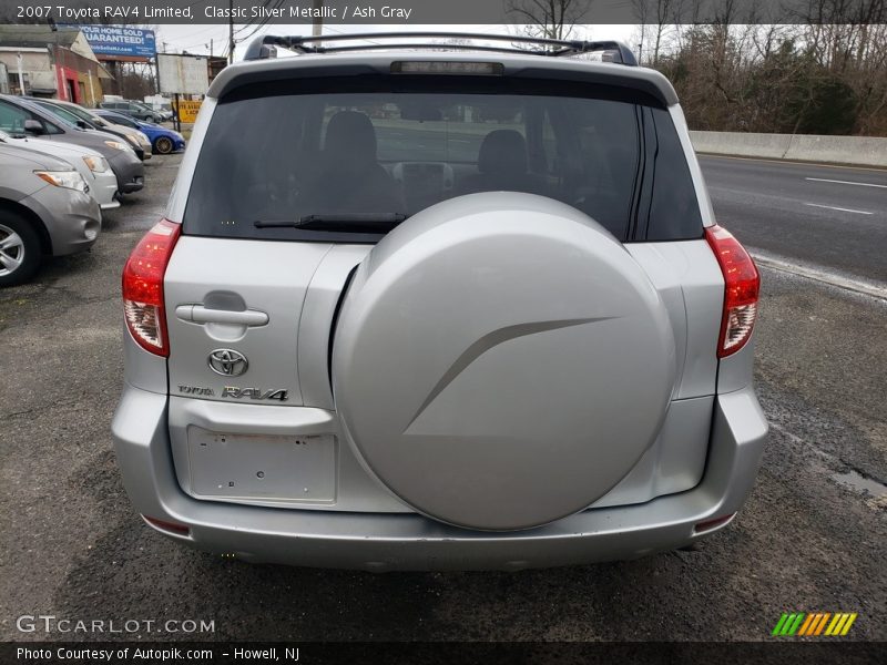Classic Silver Metallic / Ash Gray 2007 Toyota RAV4 Limited