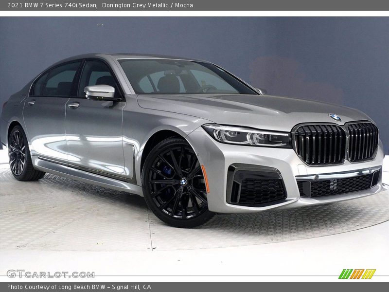 Donington Grey Metallic / Mocha 2021 BMW 7 Series 740i Sedan