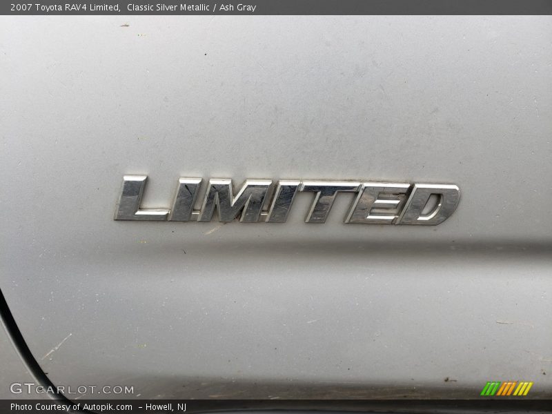 Classic Silver Metallic / Ash Gray 2007 Toyota RAV4 Limited