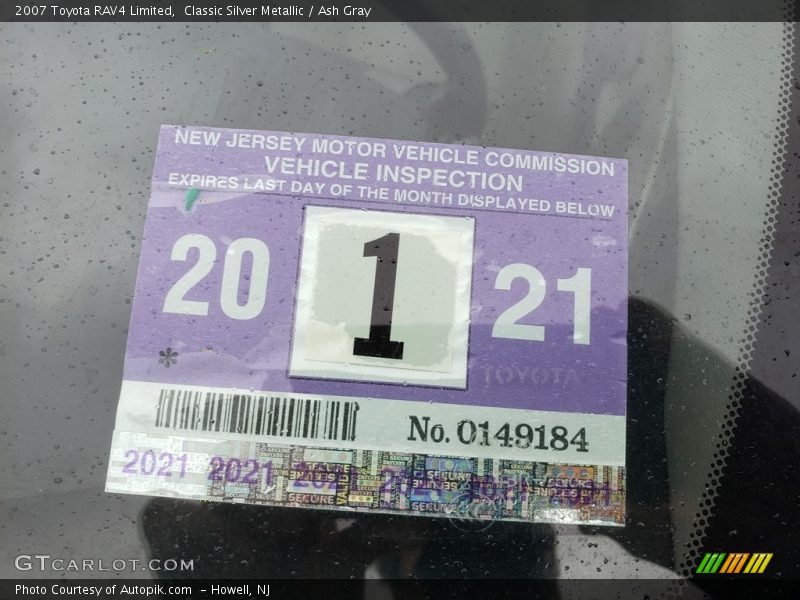 Classic Silver Metallic / Ash Gray 2007 Toyota RAV4 Limited