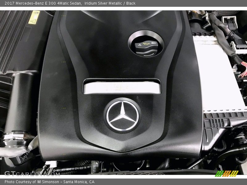 Iridium Silver Metallic / Black 2017 Mercedes-Benz E 300 4Matic Sedan