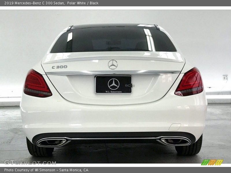 Polar White / Black 2019 Mercedes-Benz C 300 Sedan