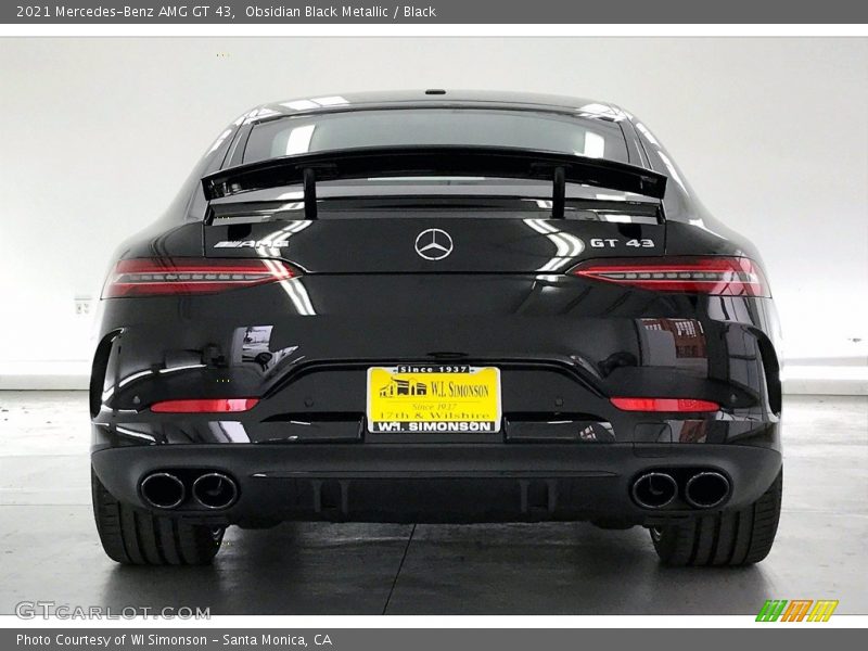 Obsidian Black Metallic / Black 2021 Mercedes-Benz AMG GT 43