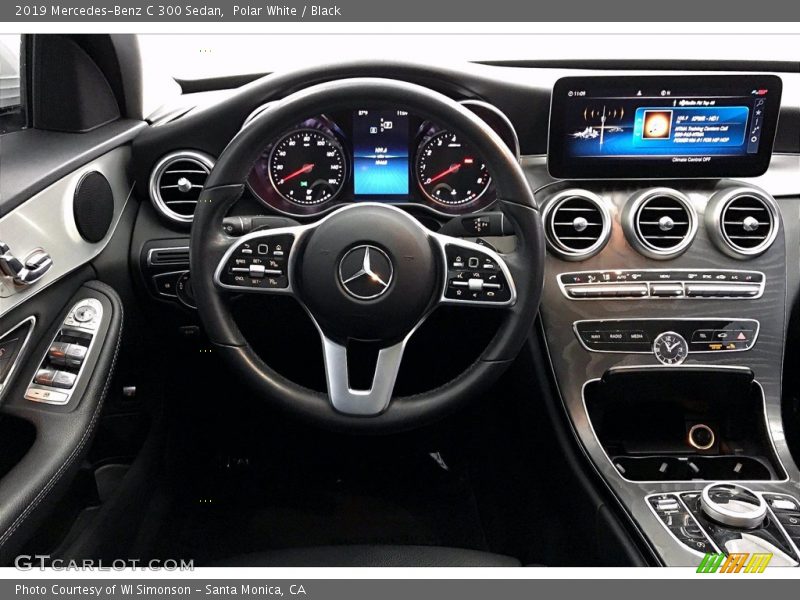 Polar White / Black 2019 Mercedes-Benz C 300 Sedan