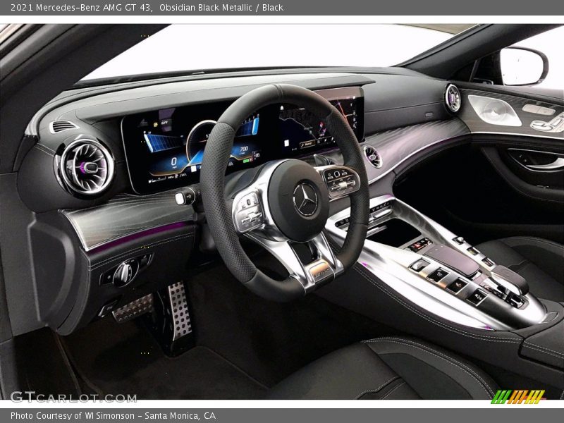 Obsidian Black Metallic / Black 2021 Mercedes-Benz AMG GT 43