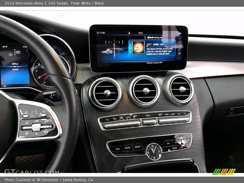 Polar White / Black 2019 Mercedes-Benz C 300 Sedan