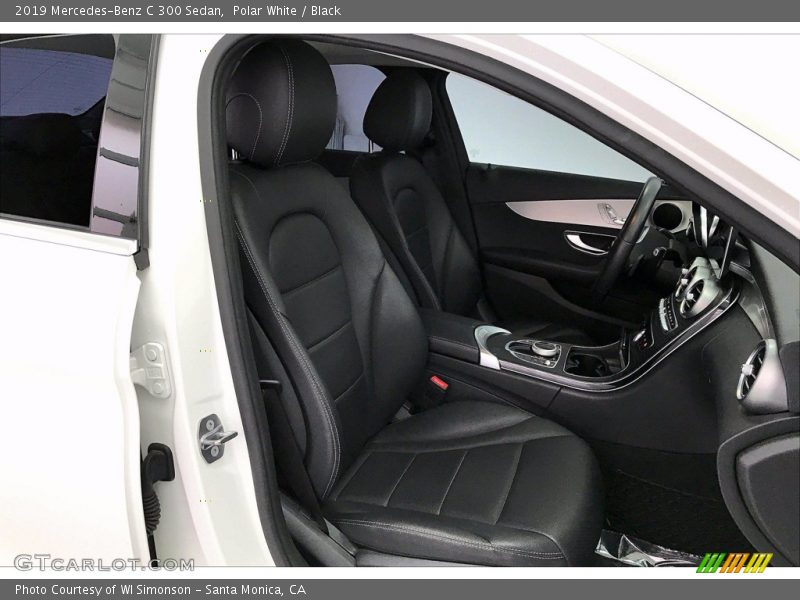 Polar White / Black 2019 Mercedes-Benz C 300 Sedan