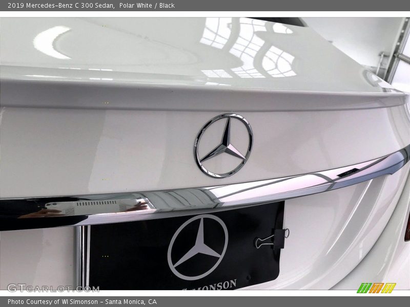 Polar White / Black 2019 Mercedes-Benz C 300 Sedan