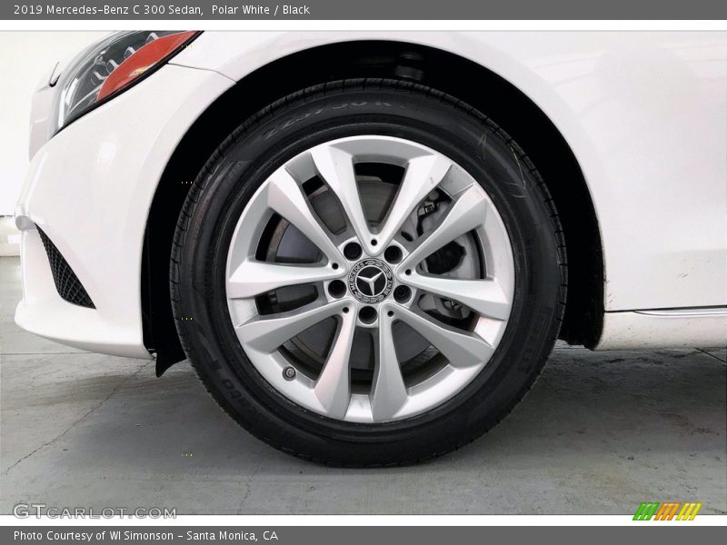 Polar White / Black 2019 Mercedes-Benz C 300 Sedan