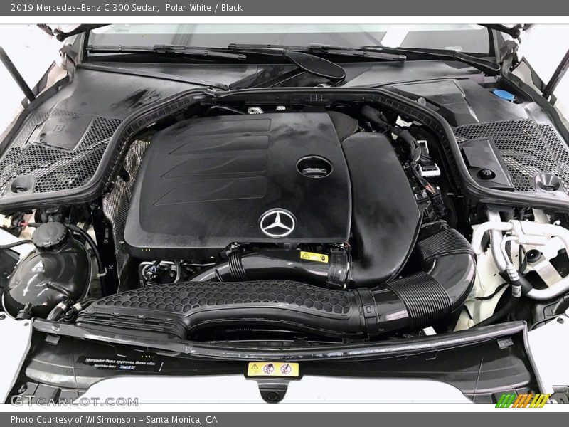 Polar White / Black 2019 Mercedes-Benz C 300 Sedan