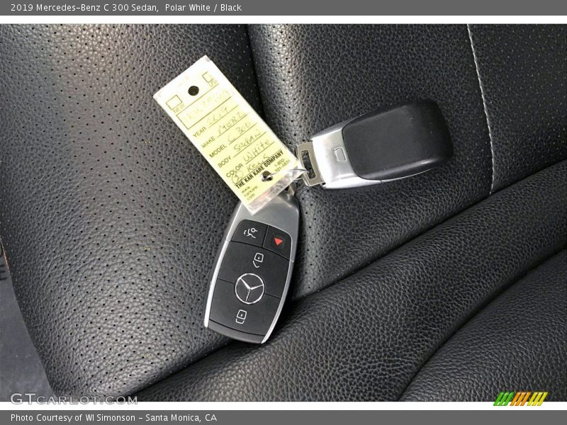 Polar White / Black 2019 Mercedes-Benz C 300 Sedan