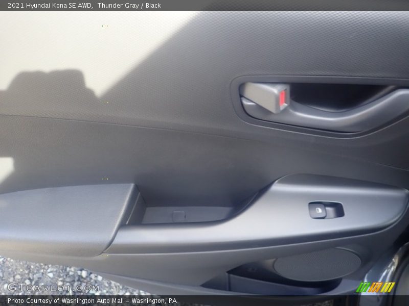 Thunder Gray / Black 2021 Hyundai Kona SE AWD