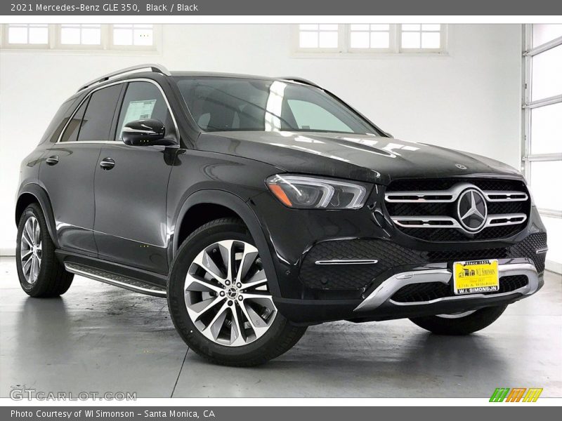 Black / Black 2021 Mercedes-Benz GLE 350