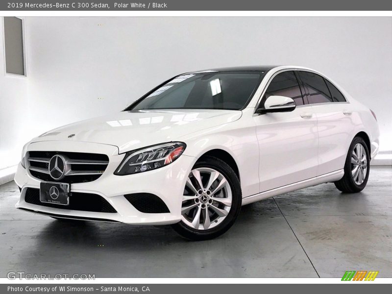 Polar White / Black 2019 Mercedes-Benz C 300 Sedan