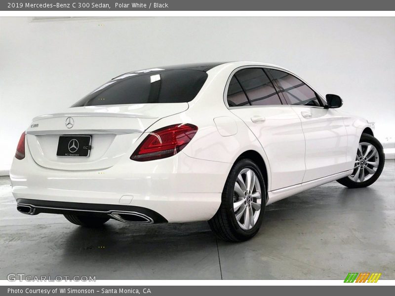 Polar White / Black 2019 Mercedes-Benz C 300 Sedan