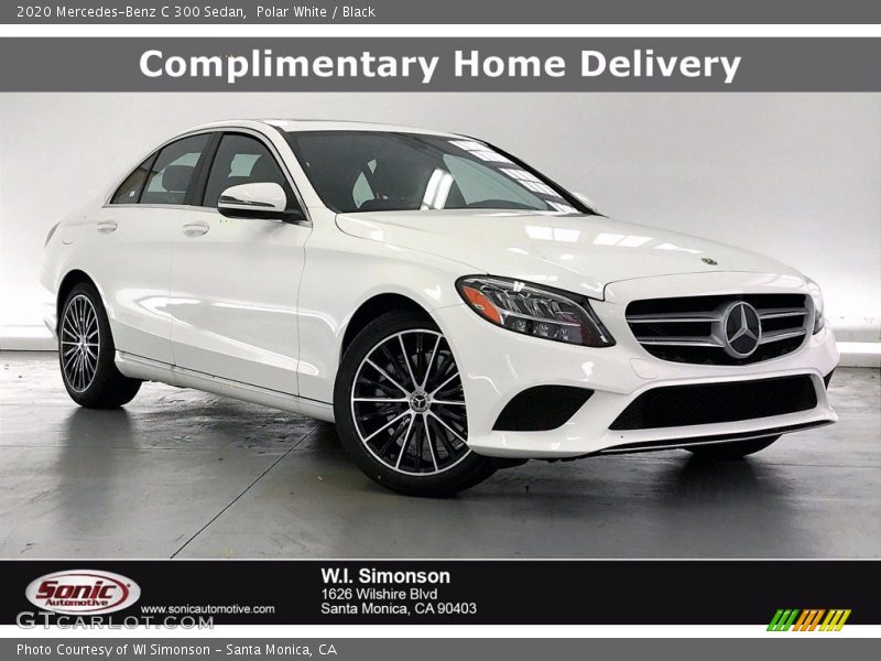 Polar White / Black 2020 Mercedes-Benz C 300 Sedan