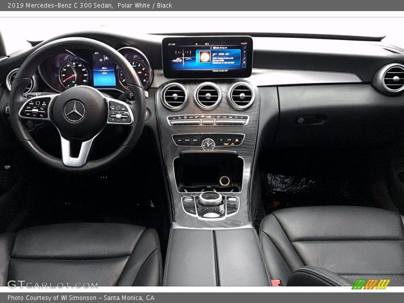 Polar White / Black 2019 Mercedes-Benz C 300 Sedan