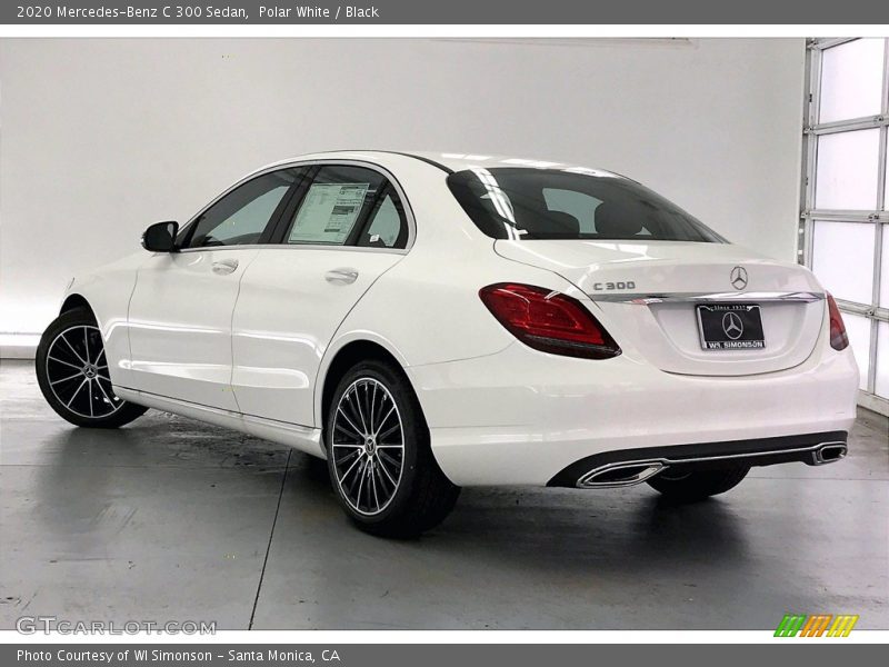 Polar White / Black 2020 Mercedes-Benz C 300 Sedan