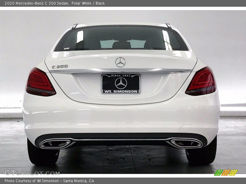 Polar White / Black 2020 Mercedes-Benz C 300 Sedan