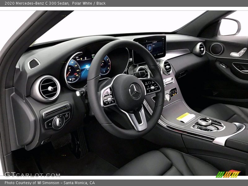 Polar White / Black 2020 Mercedes-Benz C 300 Sedan