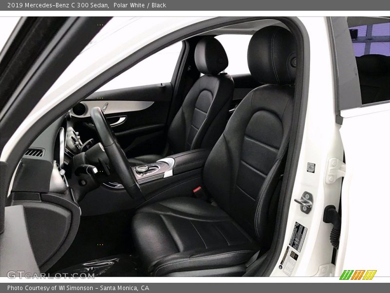 Polar White / Black 2019 Mercedes-Benz C 300 Sedan