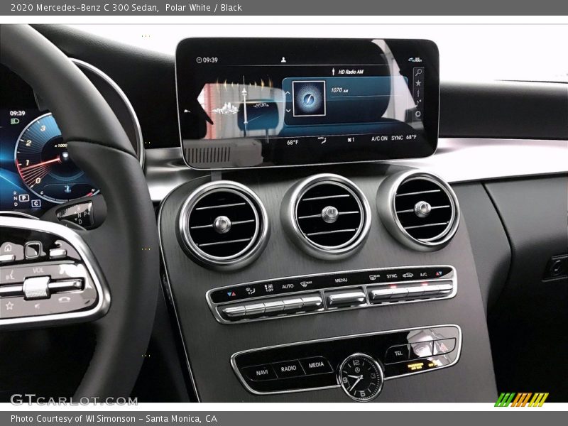 Polar White / Black 2020 Mercedes-Benz C 300 Sedan