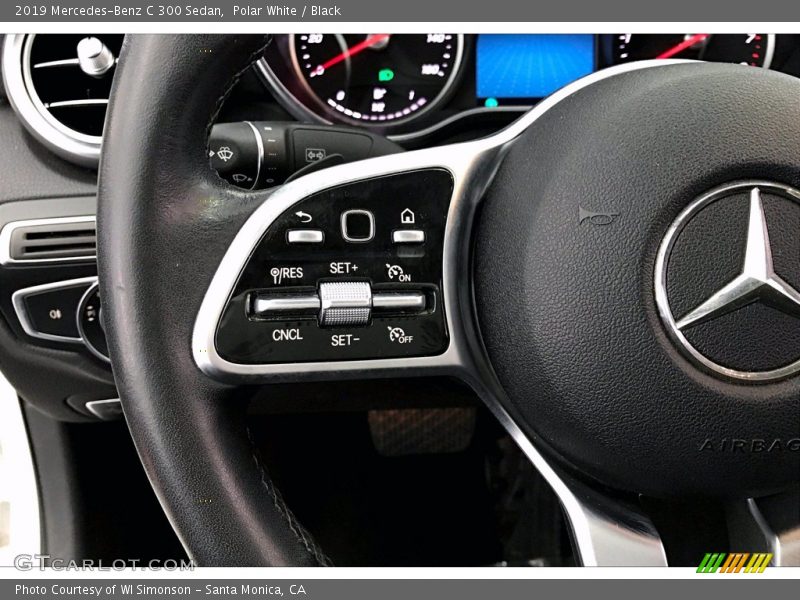 Polar White / Black 2019 Mercedes-Benz C 300 Sedan
