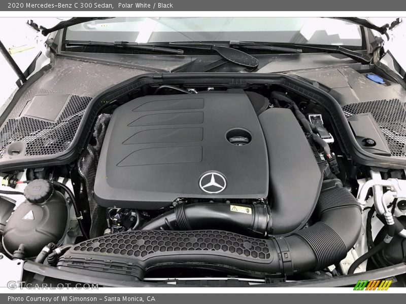 Polar White / Black 2020 Mercedes-Benz C 300 Sedan