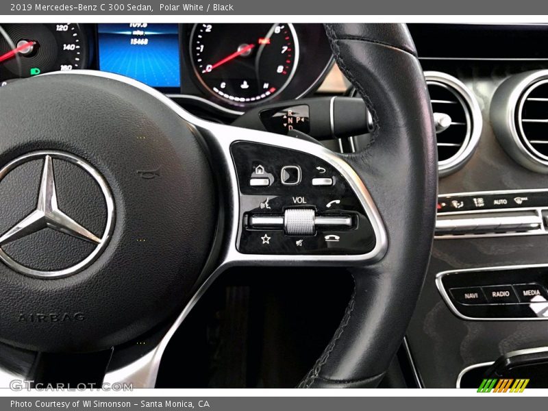 Polar White / Black 2019 Mercedes-Benz C 300 Sedan