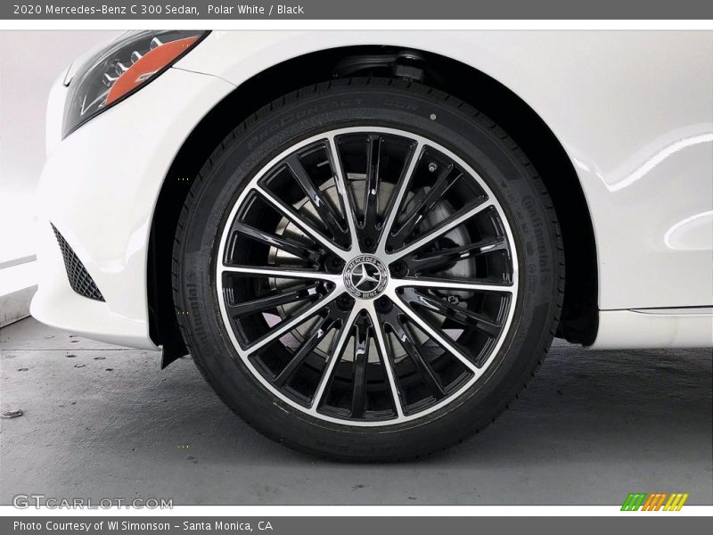 Polar White / Black 2020 Mercedes-Benz C 300 Sedan