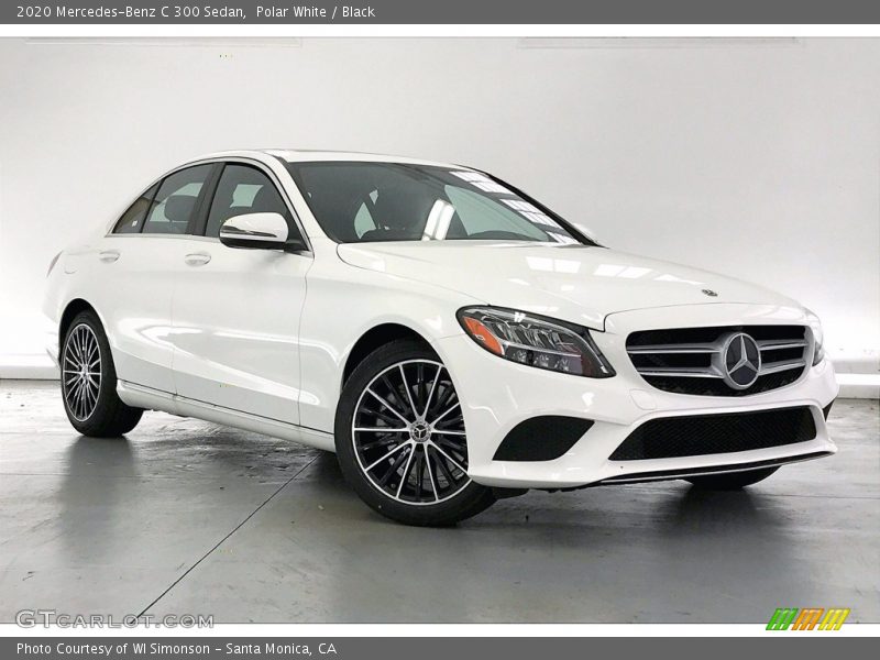 Polar White / Black 2020 Mercedes-Benz C 300 Sedan