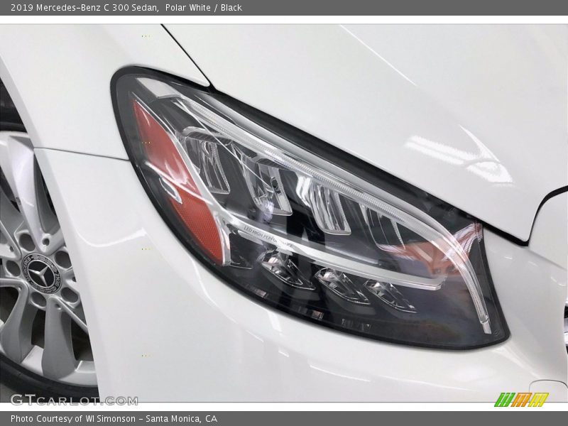 Polar White / Black 2019 Mercedes-Benz C 300 Sedan