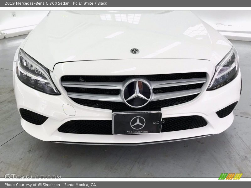 Polar White / Black 2019 Mercedes-Benz C 300 Sedan