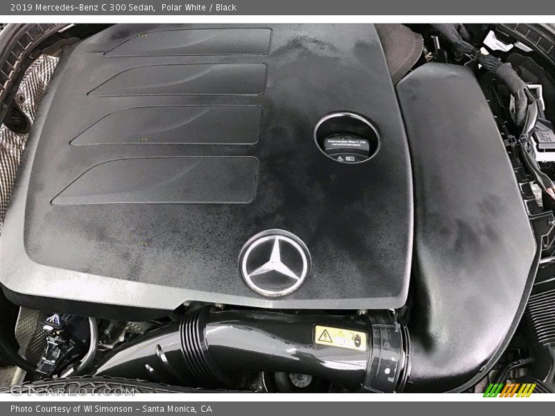 Polar White / Black 2019 Mercedes-Benz C 300 Sedan