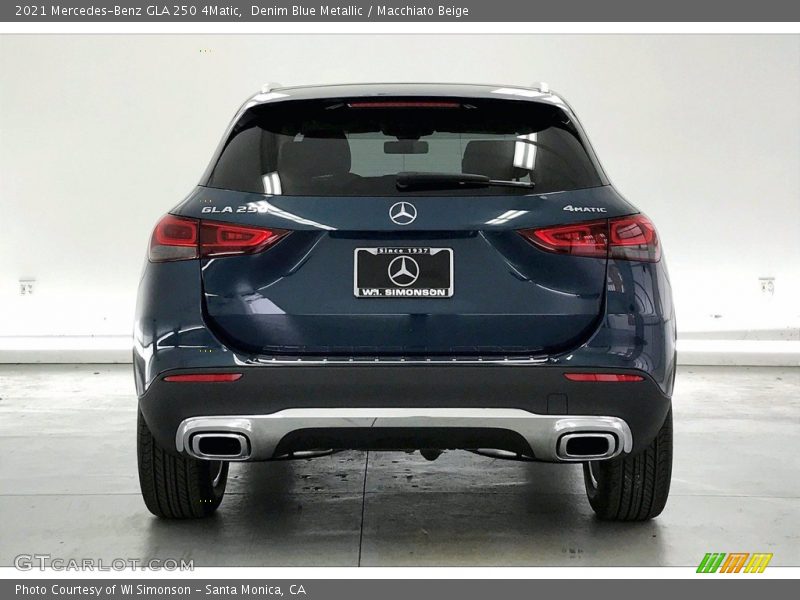 Denim Blue Metallic / Macchiato Beige 2021 Mercedes-Benz GLA 250 4Matic