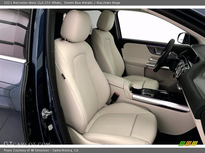Denim Blue Metallic / Macchiato Beige 2021 Mercedes-Benz GLA 250 4Matic