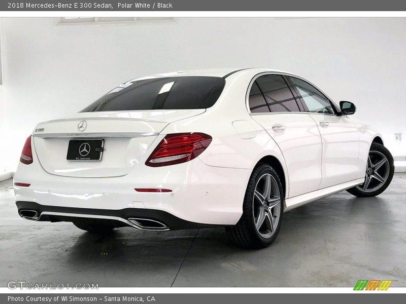 Polar White / Black 2018 Mercedes-Benz E 300 Sedan