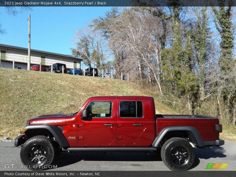 Snazzberry Pearl / Black 2021 Jeep Gladiator Mojave 4x4