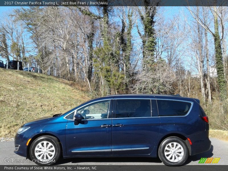 Jazz Blue Pearl / Black/Alloy 2017 Chrysler Pacifica Touring L