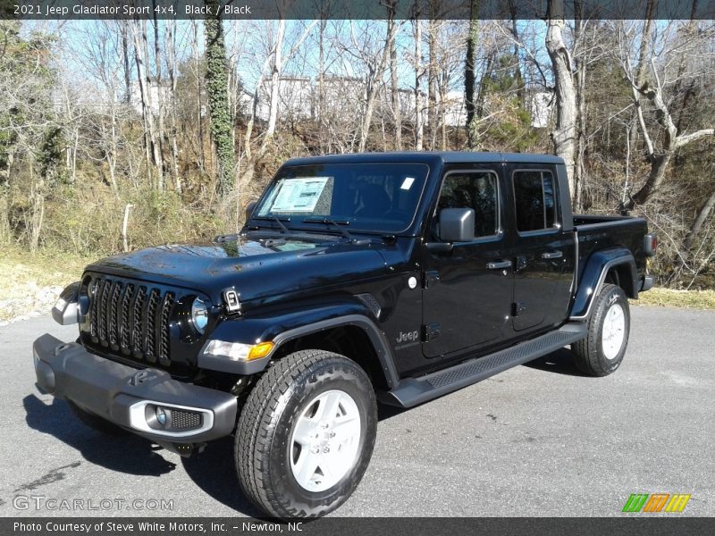 Black / Black 2021 Jeep Gladiator Sport 4x4