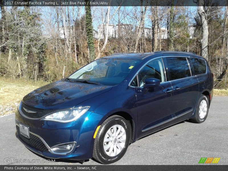 Jazz Blue Pearl / Black/Alloy 2017 Chrysler Pacifica Touring L