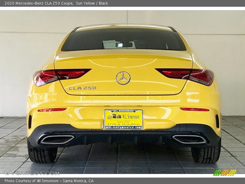 Sun Yellow / Black 2020 Mercedes-Benz CLA 250 Coupe