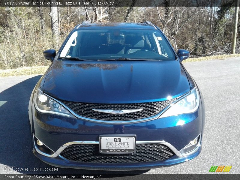 Jazz Blue Pearl / Black/Alloy 2017 Chrysler Pacifica Touring L