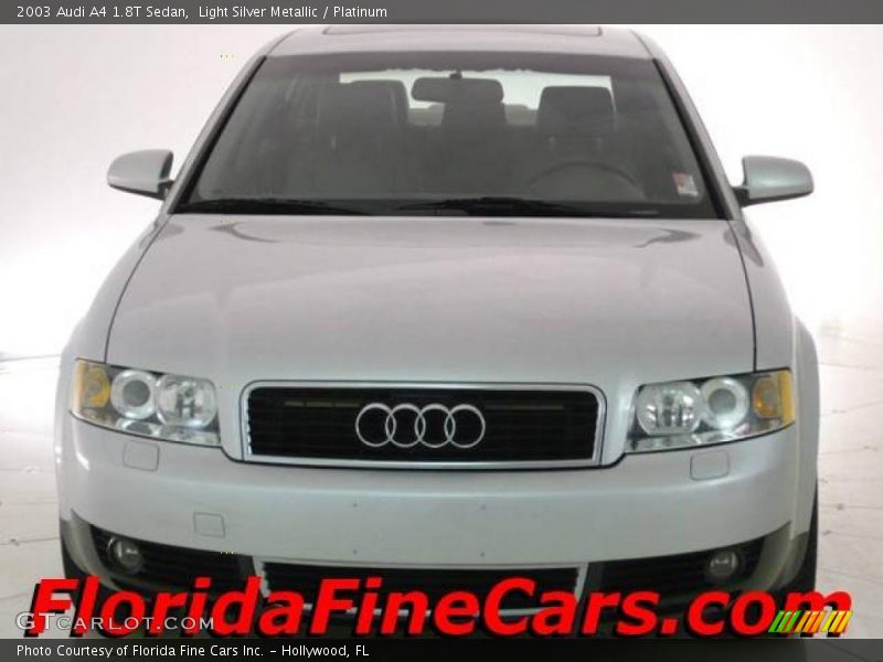 Light Silver Metallic / Platinum 2003 Audi A4 1.8T Sedan