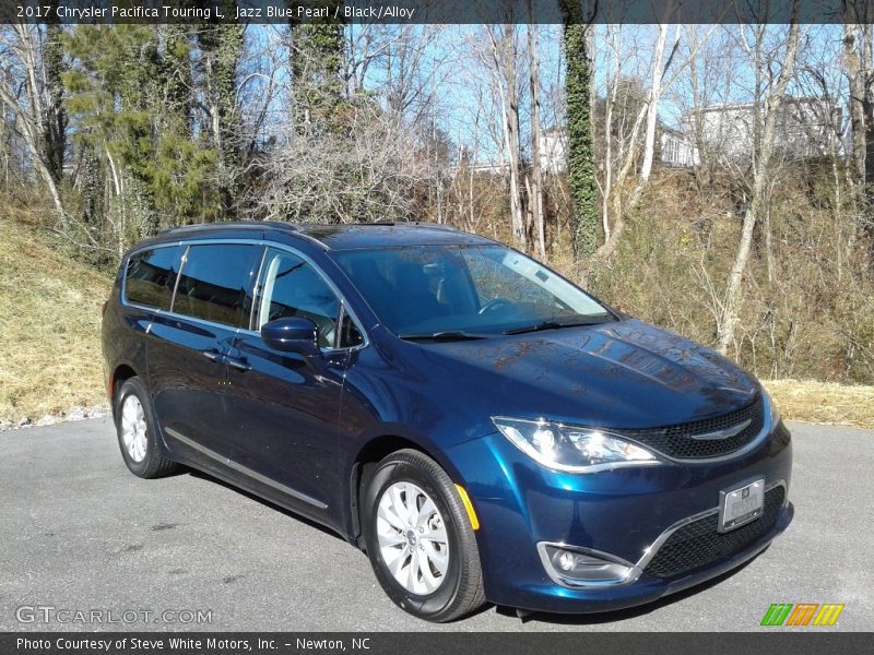 Jazz Blue Pearl / Black/Alloy 2017 Chrysler Pacifica Touring L