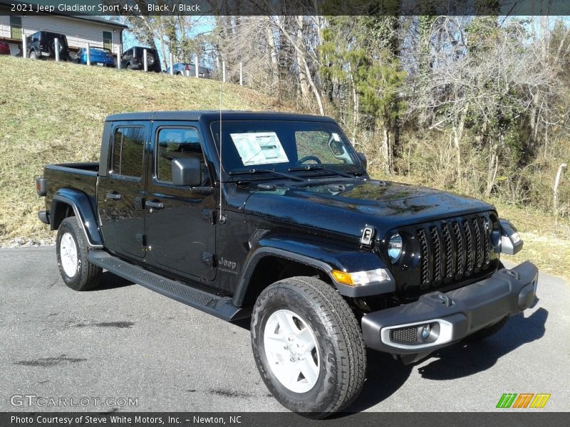 Black / Black 2021 Jeep Gladiator Sport 4x4