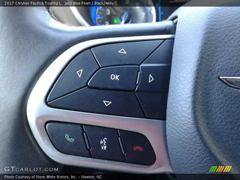 Jazz Blue Pearl / Black/Alloy 2017 Chrysler Pacifica Touring L