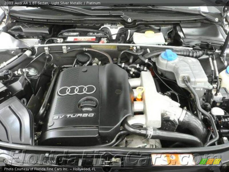 Light Silver Metallic / Platinum 2003 Audi A4 1.8T Sedan