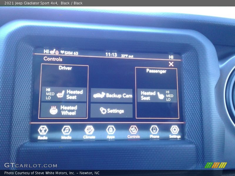 Black / Black 2021 Jeep Gladiator Sport 4x4