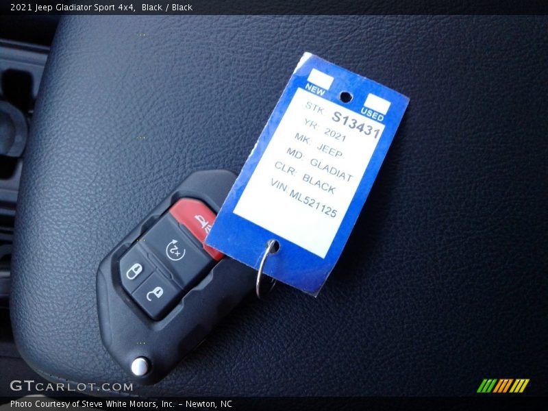 Black / Black 2021 Jeep Gladiator Sport 4x4